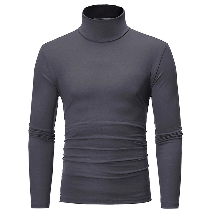 Thermal Slim Fit High-Neck Shirt