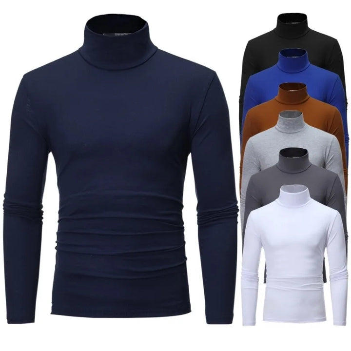 Thermal Slim Fit High-Neck Shirt