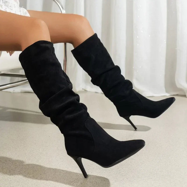 Vintage Elegance Knee-High Boots